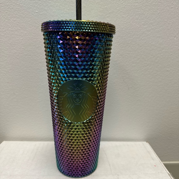 Starbucks Black Oil Slick Studded Tumbler - Picture 1 of 5